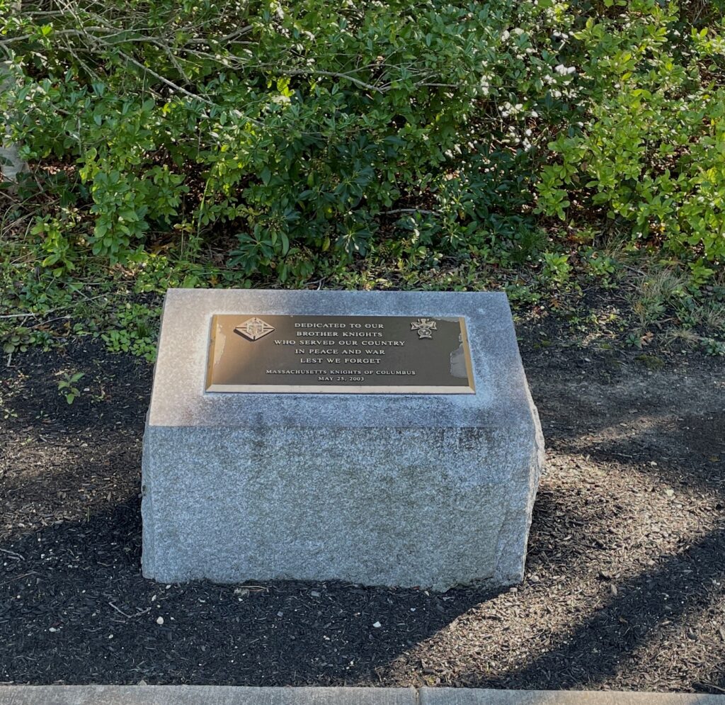 MASSACHUSETTS NATIONAL CEMETERY KNIGHTS OF COLUMBUS WAR MEMORIAL