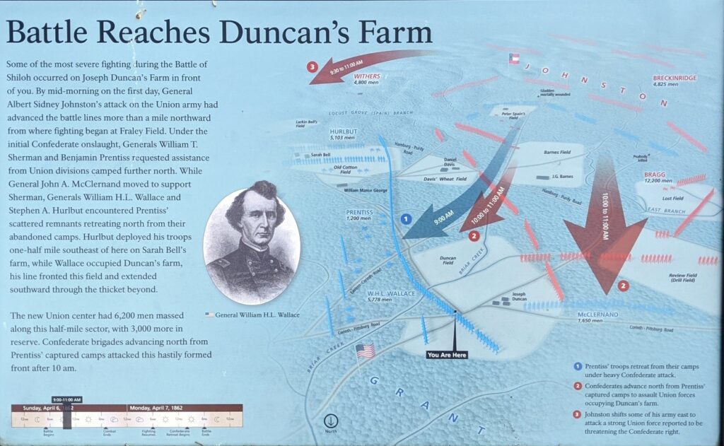 BATTLE REACHES DUNCAN’S FARM WAR MEMORIAL PANEL