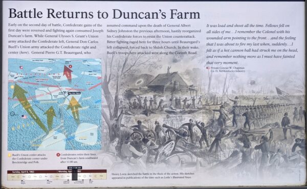 BATTLE RETURNS TO DUCAN’S FARM WAR MEMORIAL PLAQUE