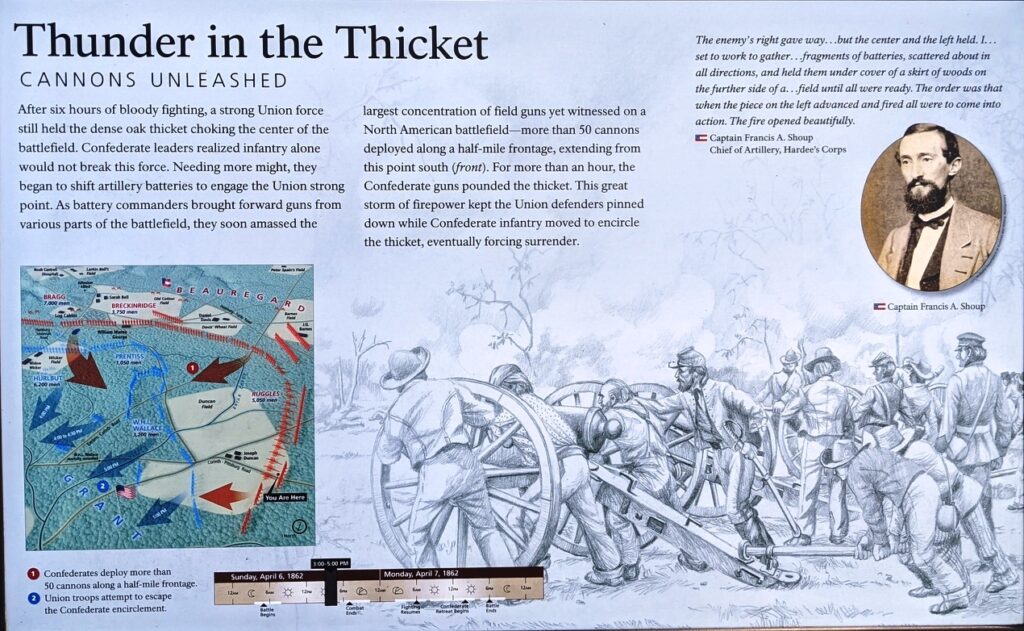 THUNDER IN THE THICKET WAR MEMORIAL PANEL