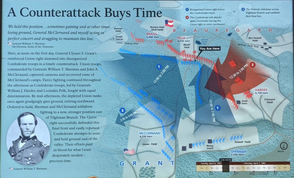 A COUNTERATTACK BUYS TIME WAR MEMORIAL PANEL