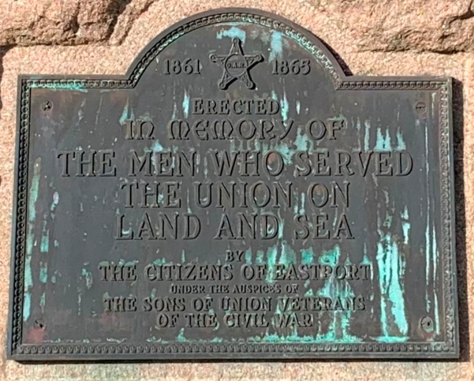 EASTPORT CIVIL WAR MEMORIAL PLAQUE