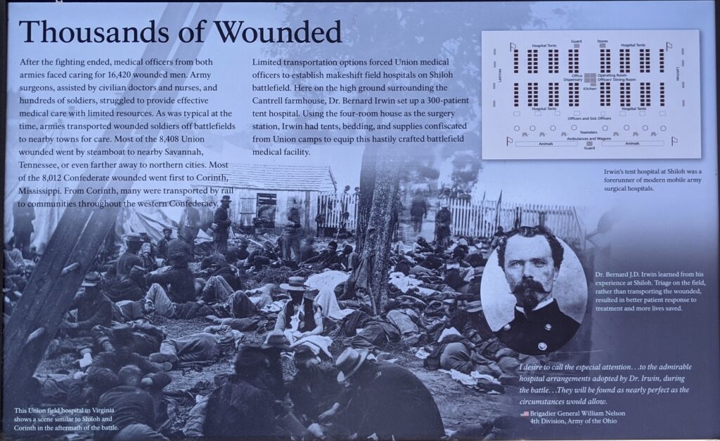 THOUSANDS OF WOUNDED WAR MEMORIAL PANEL