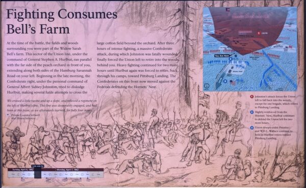 FIGHTING CONSUMES BELL’S FARM WAR MEMORIAL PANEL