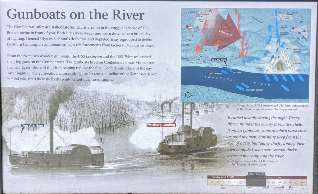 GUNBOATS ON THE RIVER WAR MEMORIAL PANEL