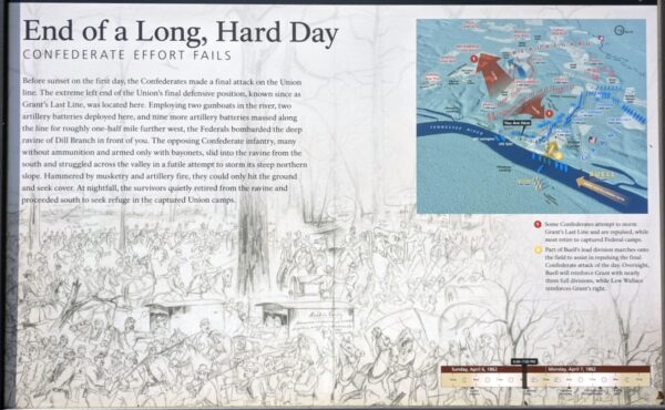 END OF A LONG HARD DAY WAR MEMORIAL PANEL