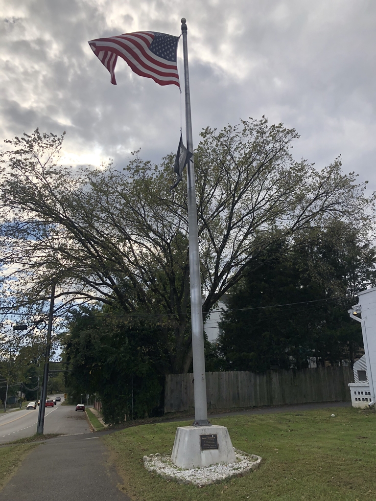 DAVID F. STRICKLER WAR MEMORIAL FLAGPOLE