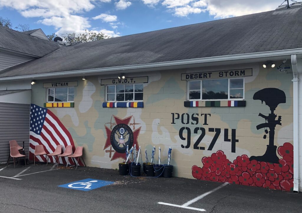V.F.W. POST 9274 WAR VETERANS MEMORIAL MURAL