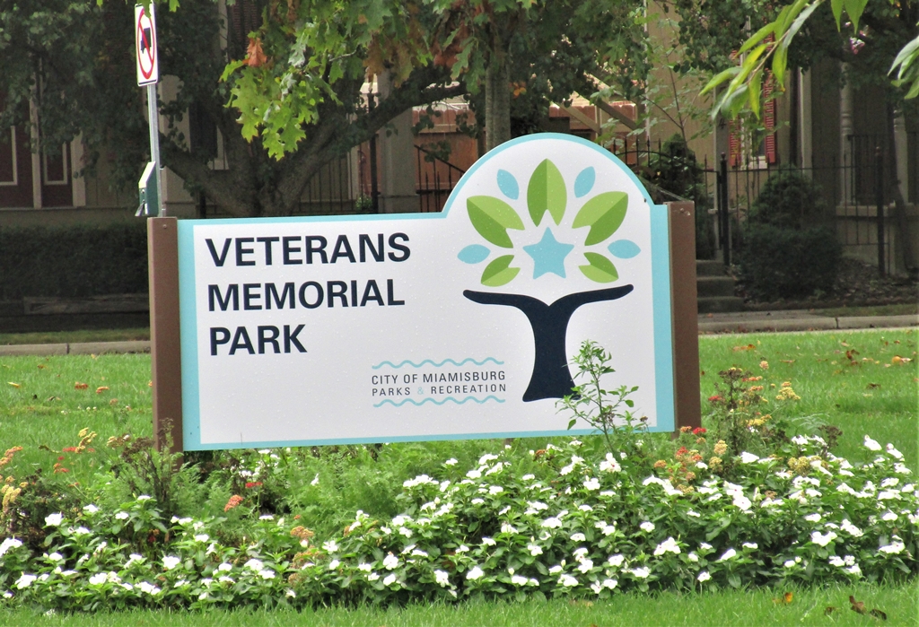 MIAMISBURG VETERANS MEMORIAL PARK MARKER