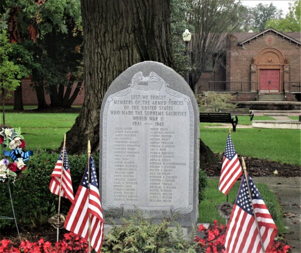 MIAMISBURG POST 165 WORLD WAR II SUPRECE SACRIFICE MEMORIAL