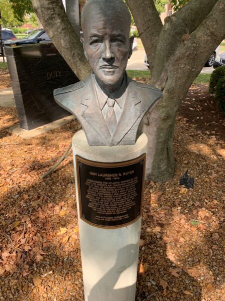 GEN LAURENCE S. KUTER MEMORIAL BUST