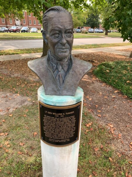 LT GEN WILLIAM H. TUNNER WAR MEMORIAL BUST