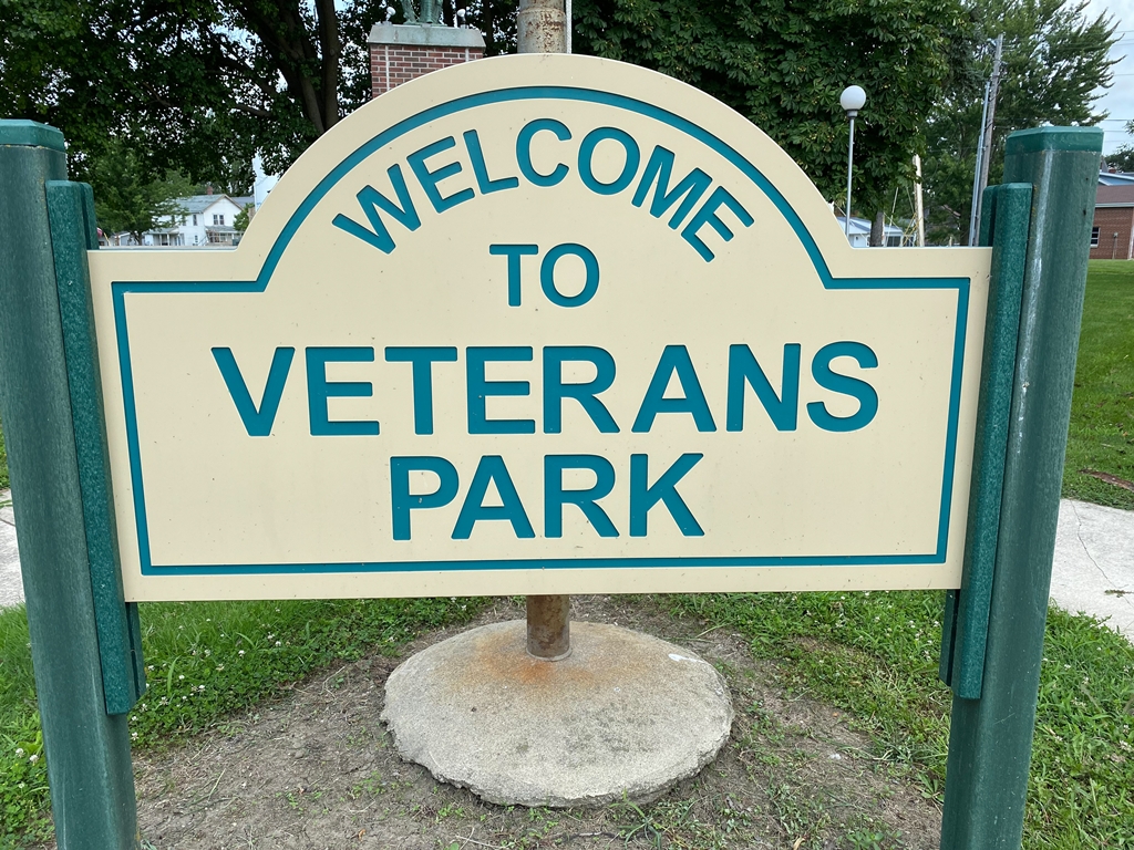 WOODVILLE VETERANS PARK MEMORIAL MARKER