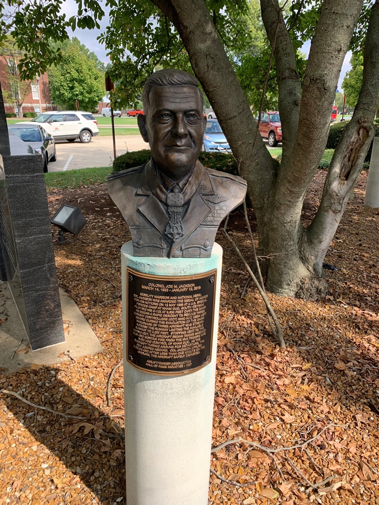 COLONEL JOE M. JACKSON MEDAL OF HONOR WAR MEMORIAL BUST