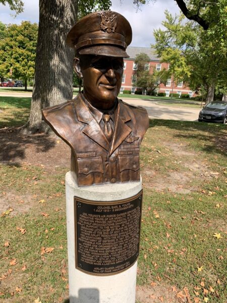 COLONEL EARL B. YOUNG MEMORIAL BUST