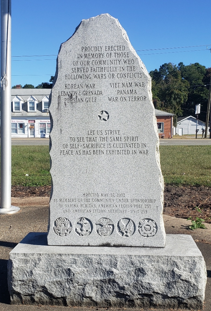 HENRICO WAR MEMORIAL STONE