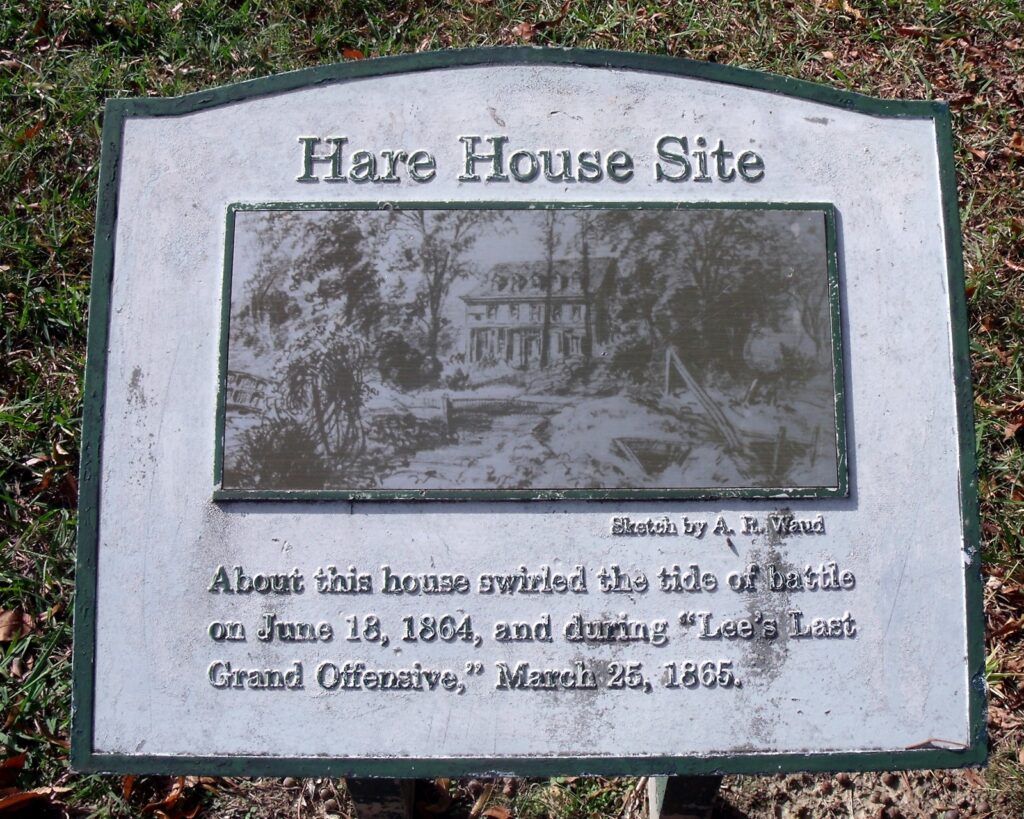 HARE HOUSE SITE WAR MEMORIAL PLAQUE