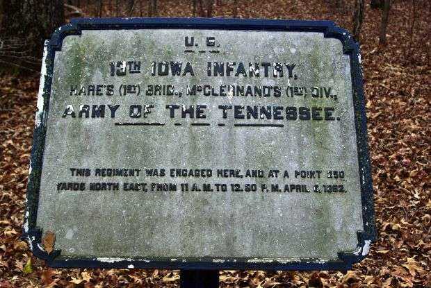 U.S. 13TH IOWA INFANTRY MEMORIAL PLAQUE III
