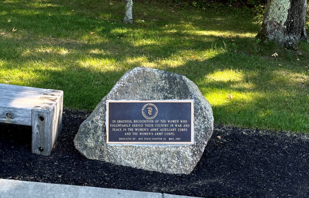 MASSACHUSETTS NATIONAL CEMETERY WOMEN’S ARMY CORPS MEMORIAL