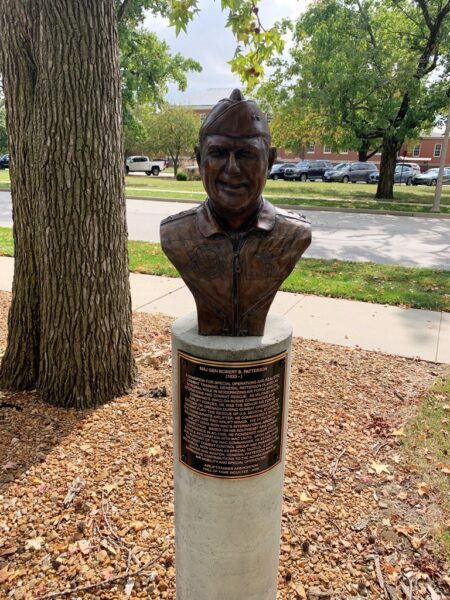 MAJ GEN ROBERT B. PATTERSON MEMORIAL BUST