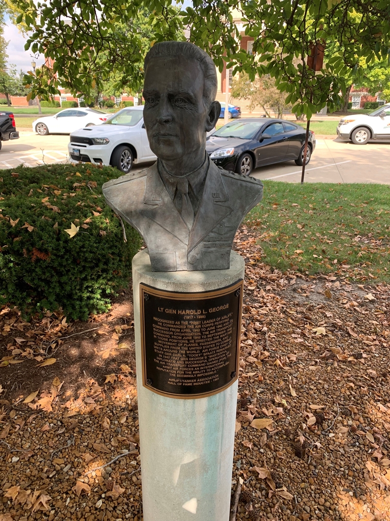 LT GEN HAROLD L. GEORGE MEMORIAL BUST