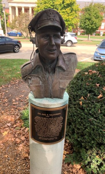 COL GAIL S. HALVORSEN MEMORIAL BUST