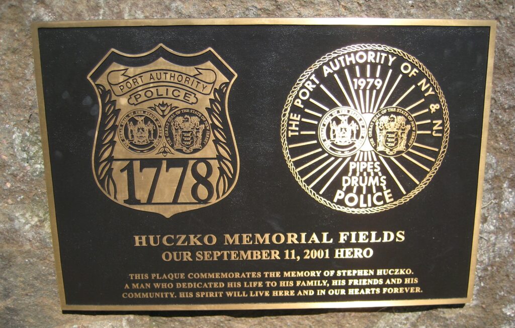 HUCZKO MEMORIAL FIELDS PLAQUE