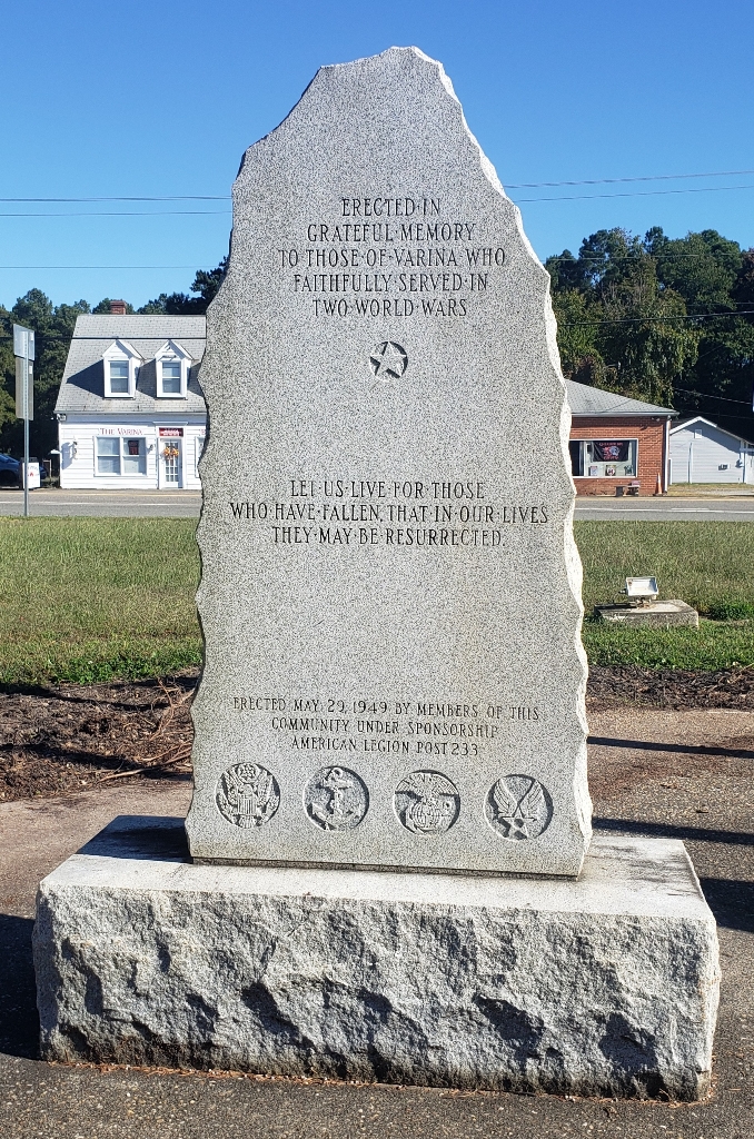 AMERICAN LEGION POST 233 WAR VETERANS MEMORIAL