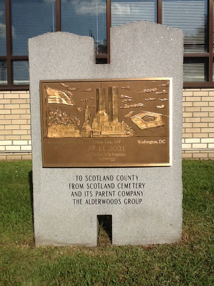 SCOTLAND COUNTY 09.11.2001 MEMORIAL