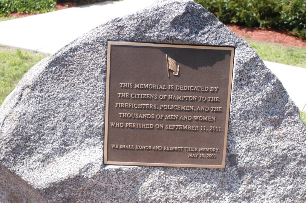 HAMPTON NH SEPTEMBER 11, 2001 MEMORIAL