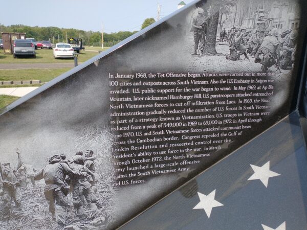 WILLIAMS COUNTY VIETNAM WAR NARRATIVE MEMORIAL STONE B