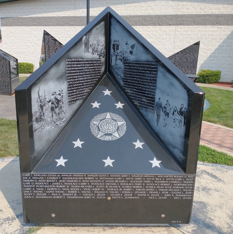 WILLIAMS COUNTY VIETNAM WAR NARRATIVE MEMORIAL STONE A