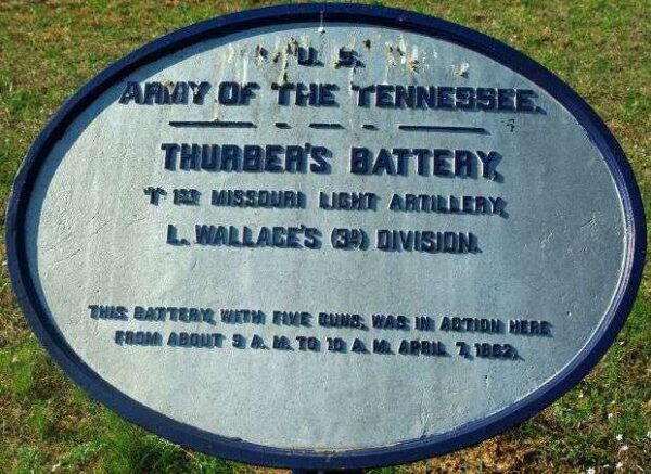 THURBER’S BATTERY MEMORIAL PLAQUE II