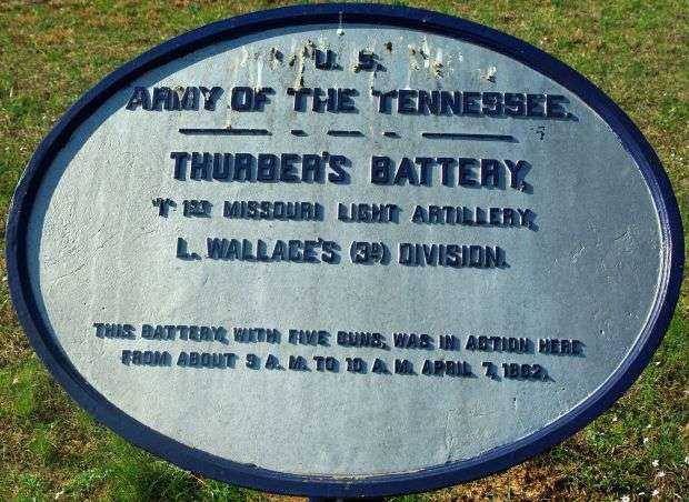 THURBER’S BATTERY MEMORIAL PLAQUE II
