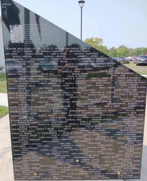 WILLIAMS COUNTY AFGHANISTAN WAR AND IRAQ WAR NARRATIVE MEMORIAL STONE D