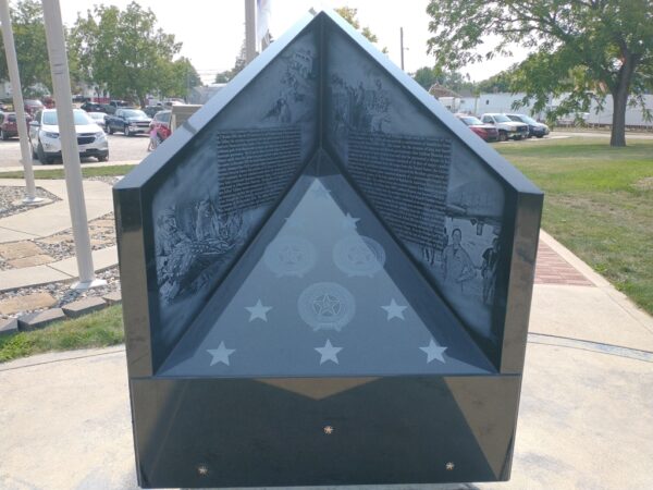 WILLIAMS COUNTY AFGHANISTAN WAR AND IRAQ WAR NARRATIVE MEMORIAL STONE A