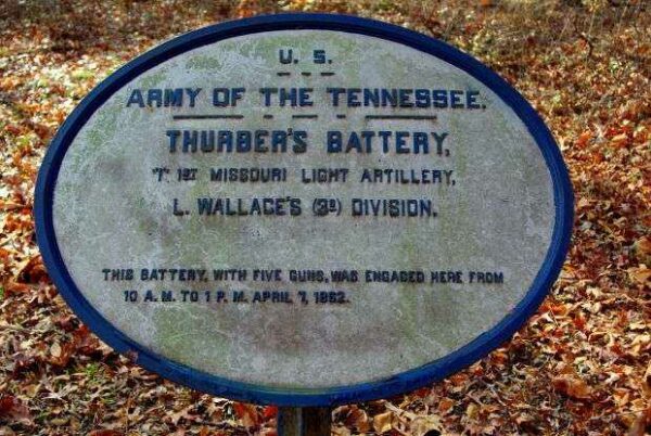 THURBER’S BATTERY MEMORIAL PLAQUE I