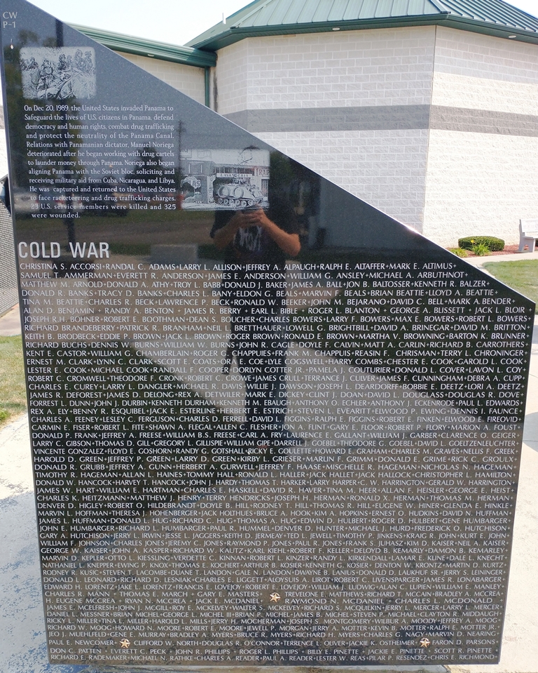 WILLIAMS COUNTY COLD WAR NARRATIVE MEMORIAL STONE E