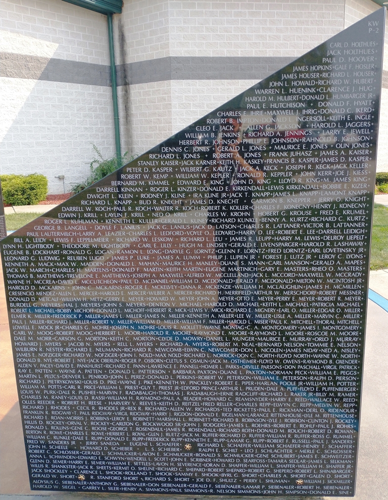 WILLIAMS COUNTY KOREAN WAR NARRATIVE MEMORIAL STONE F