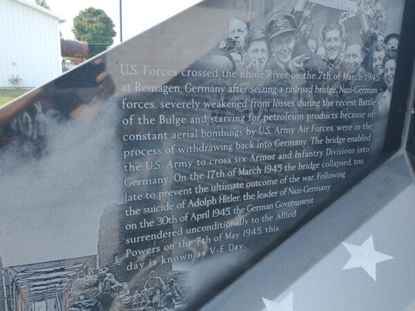 WILLIAMS COUNTY WORLD WAR II NARRATIVE MEMORIAL STONE T