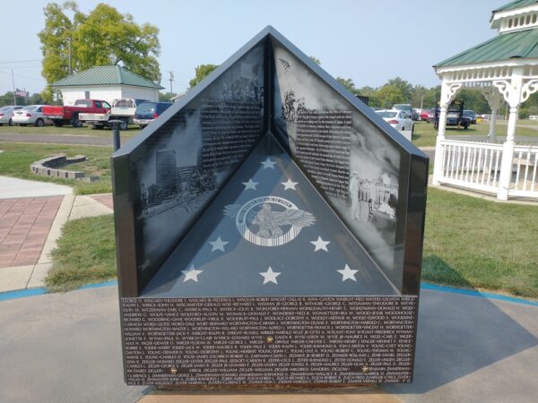 WILLIAMS COUNTY WORLD WAR II NARRATIVE MEMORIAL STONE S
