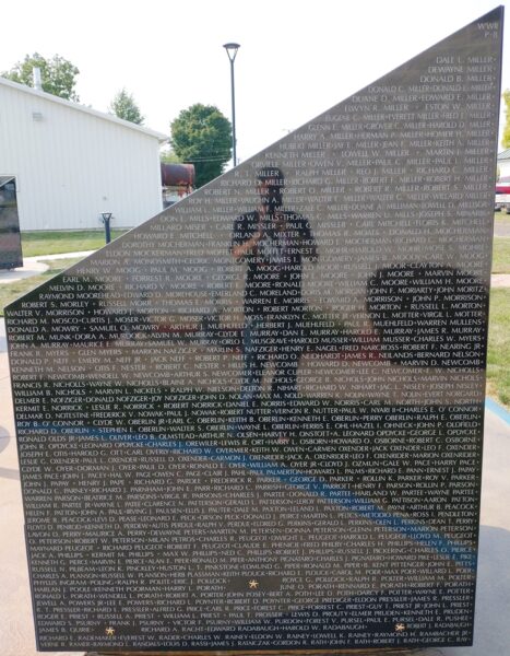 WILLIAMS COUNTY WORLD WAR II NARRATIVE MEMORIAL STONE R