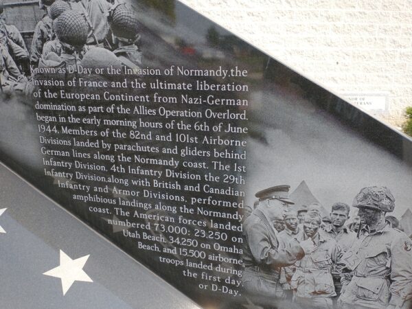 WILLIAMS COUNTY WORLD WAR II NARRATIVE MEMORIAL STONE O