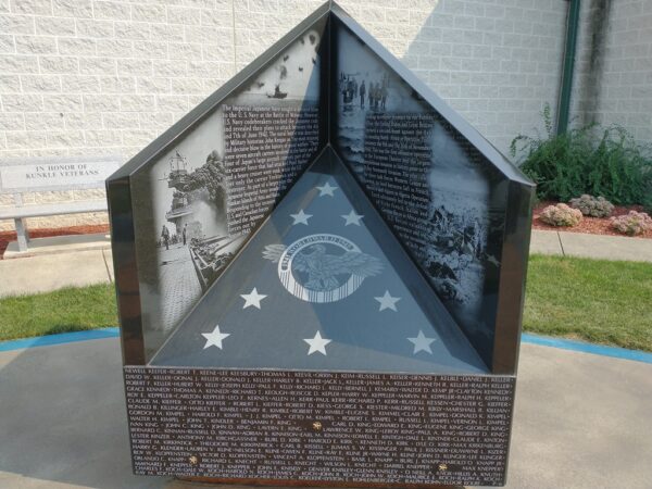 WILLIAMS COUNTY WORLD WAR II NARRATIVE MEMORIAL STONE G