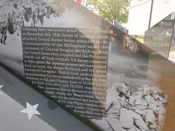 WILLIAMS COUNTY WORLD WAR II NARRATIVE MEMORIAL STONE C