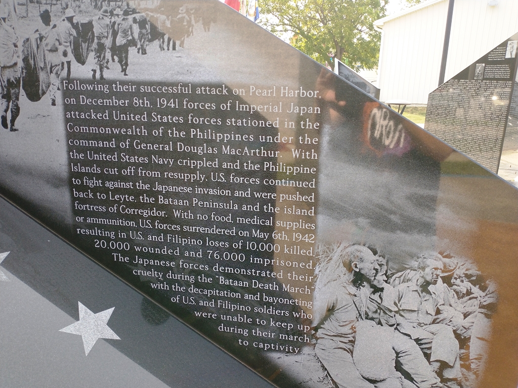 WILLIAMS COUNTY WORLD WAR II NARRATIVE MEMORIAL STONE C