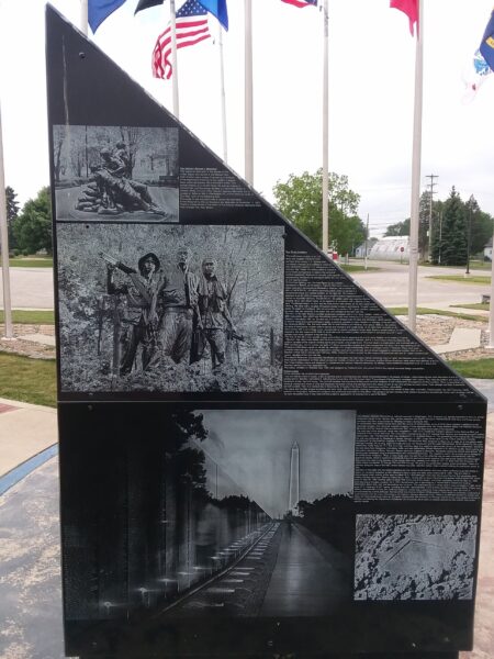 WILLIAMS COUNTY VIETNAM WAR MEMORIAL STONE C