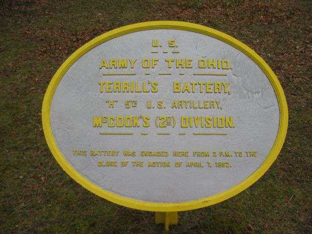 TERRILL’S BATTERY MEMORIAL PLAQUE II