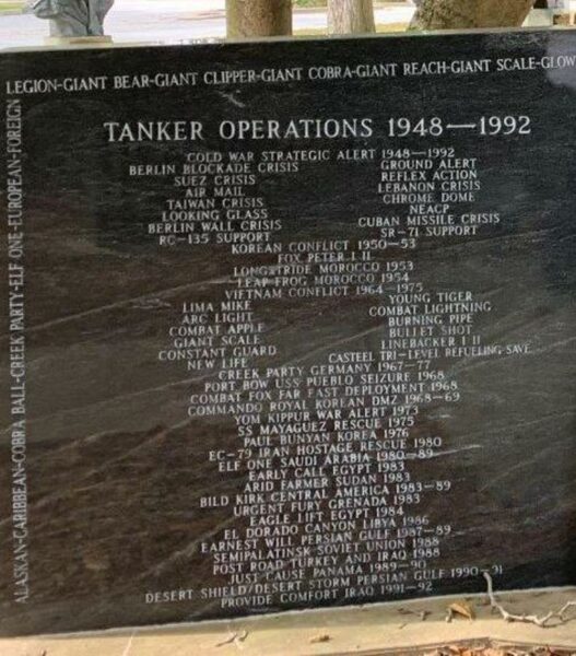 AIR REFUELING MEMORIAL STONE B