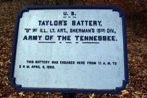 TAYLOR’S BATTERY MEMORIAL PLAQUE